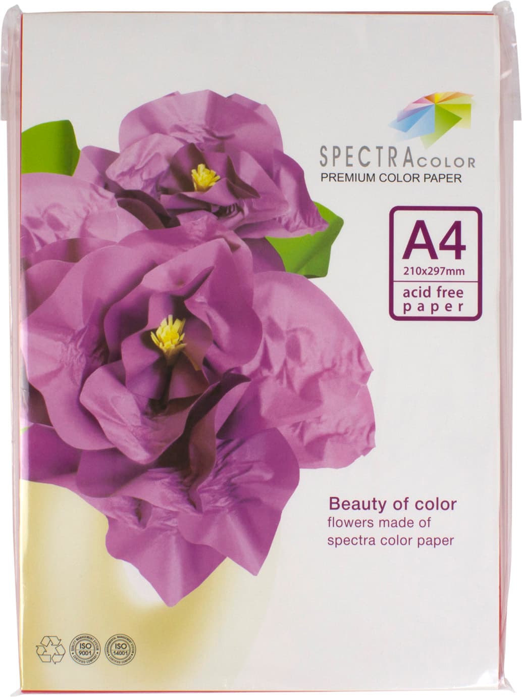Папір кольор. А4 160г/м інт. Spectra Color Red 250 (червоний) — фото 6