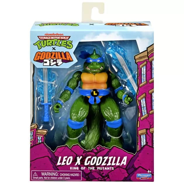 Фігурка Tmnt х Godzilla – Лео в образі Ґодзілли №84671/Кідді Світ — купити | Канцелярський Сад