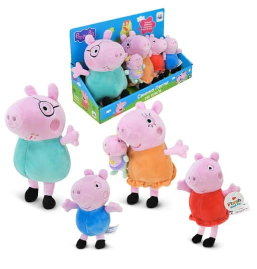 М'яка ігр. "Peppa Pig" Сім'я №KH99/001L(8) КІ — фото товару | Канцелярський Сад