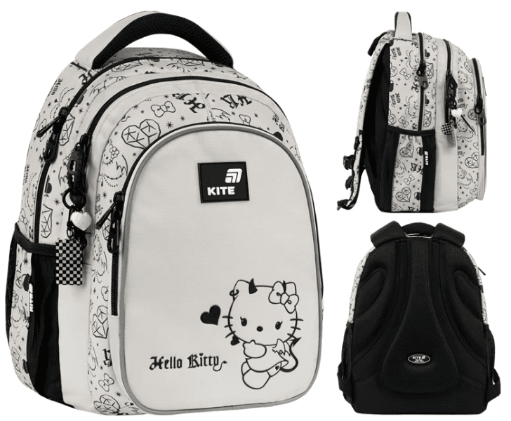 Рюкзак "Kite" Education teens Hello Kitty 2від.,3карм. №HK26-8001M — купити | Канцелярський Сад