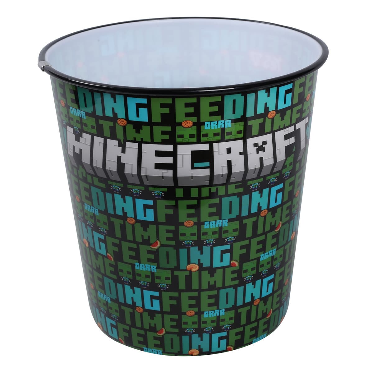Кошик для сміття "Yes" Minecraft.Feeding time пласт. 21х22см №708501 — купити | Канцелярський Сад