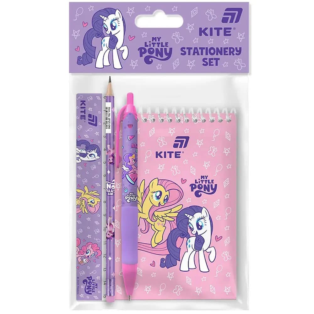 Набір канцтоварів 4 предм. "Kite" My Little Pony №LP26-S03 — купити | Канцелярський Сад