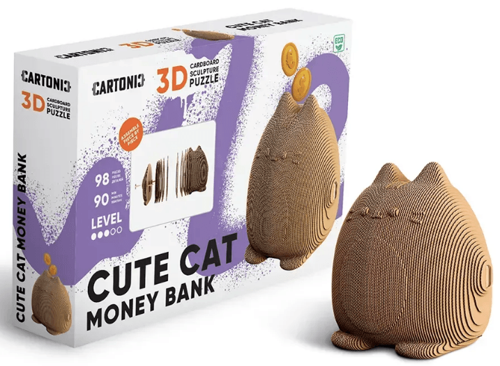 Пазли 3D "Cartonic" Cute Cft Money Bank — купити | Канцелярський Сад