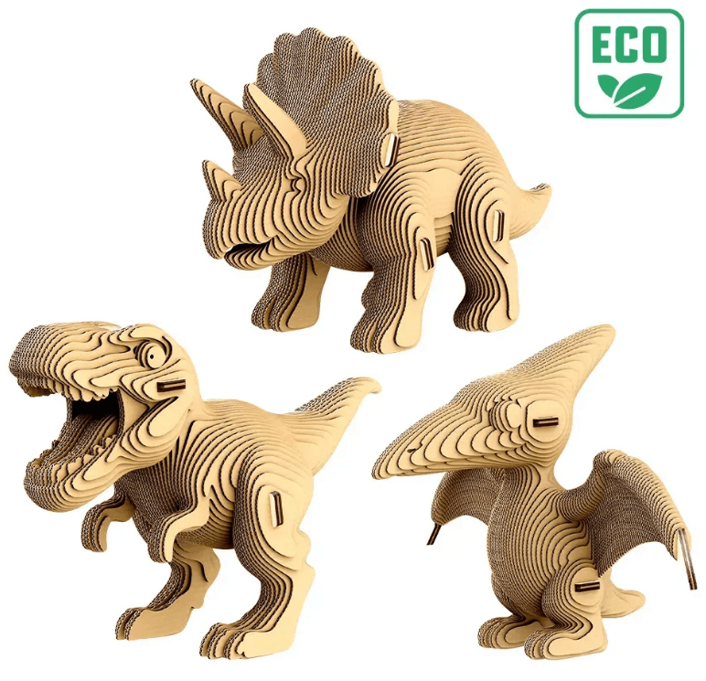 Пазли 3D "Cartonic" Dinos Trio — фото 6