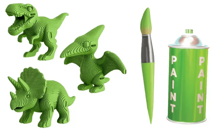 Пазли 3D "Cartonic" Dinos Trio — фото 7