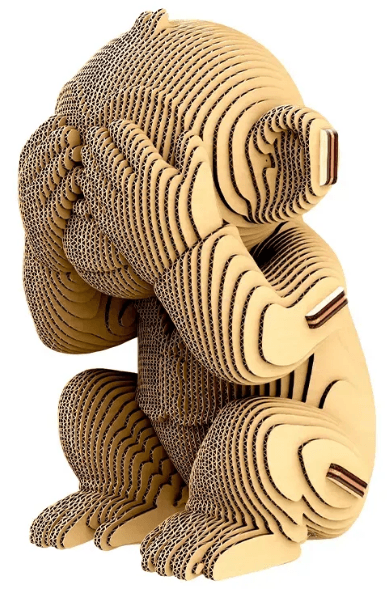 Пазли 3D "Cartonic" Monkeys Trio — фото 5