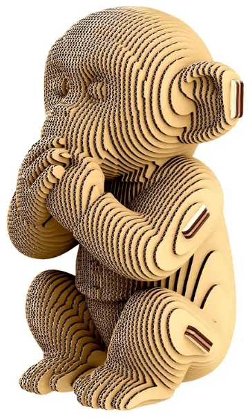 Пазли 3D "Cartonic" Monkeys Trio — фото 8