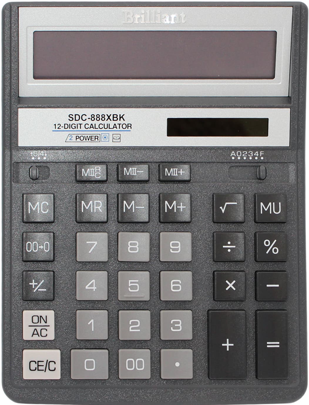 Калькулятор "Brilliant" №SDC-888XBK — купити | Канцелярський Сад