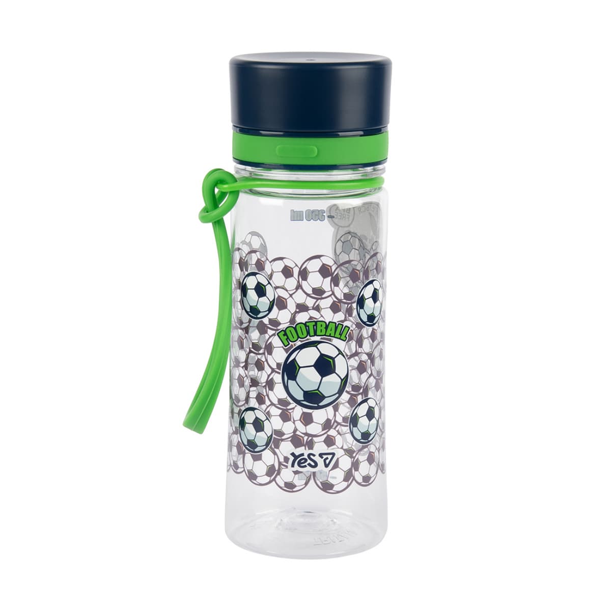 Пляшка для води пласт. "Yes" 400мл Football №708789 — купити | Канцелярський Сад