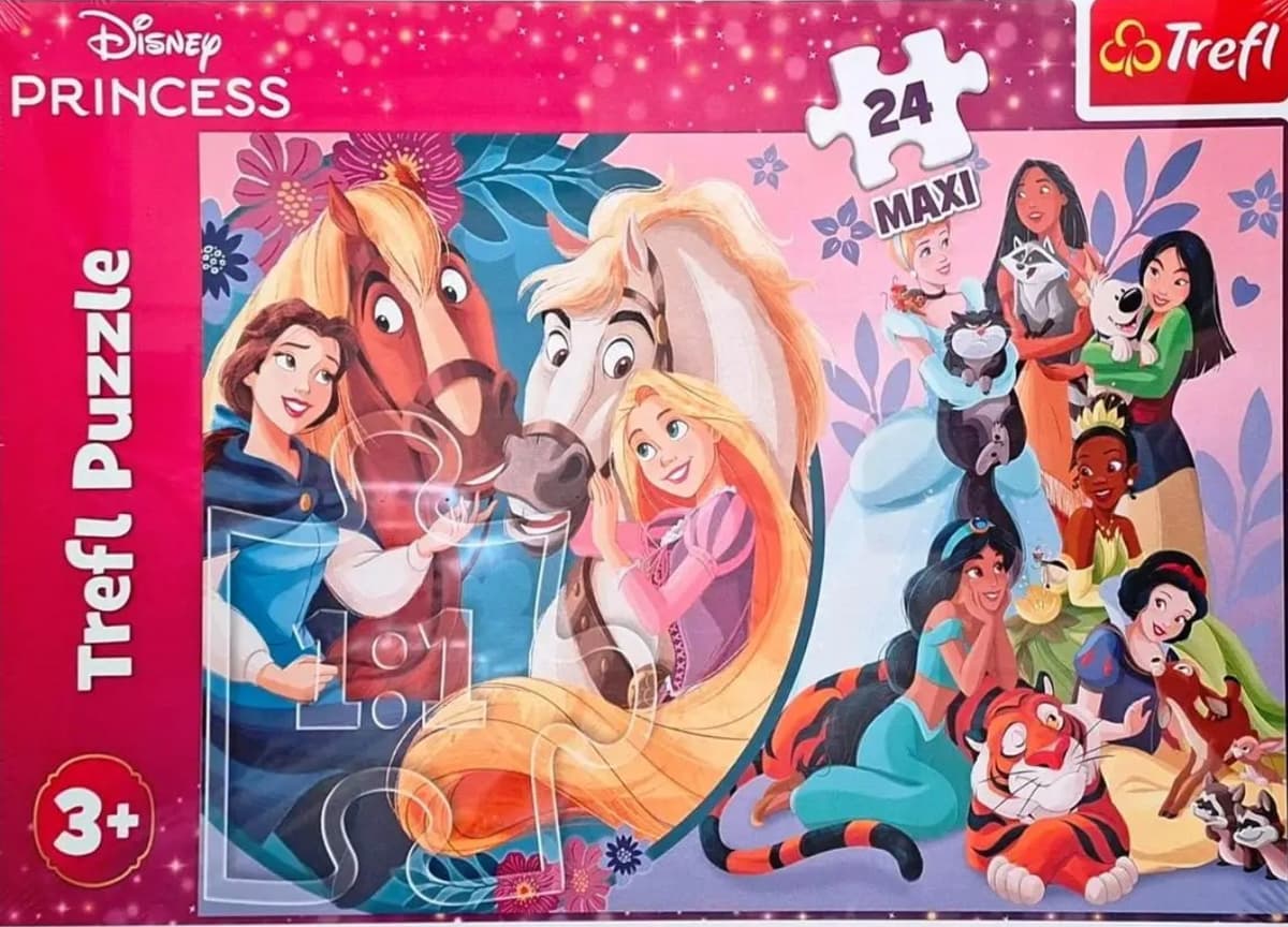 Пазли Trefl 24ел. Maxi Disney Princess Посмішка дружби №14379 — купити | Канцелярський Сад