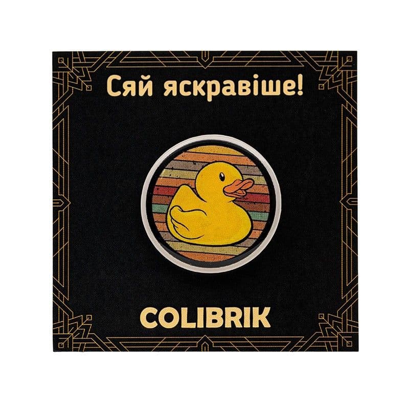 Значок пін "Качка" №480242 — купити | Канцелярський Сад