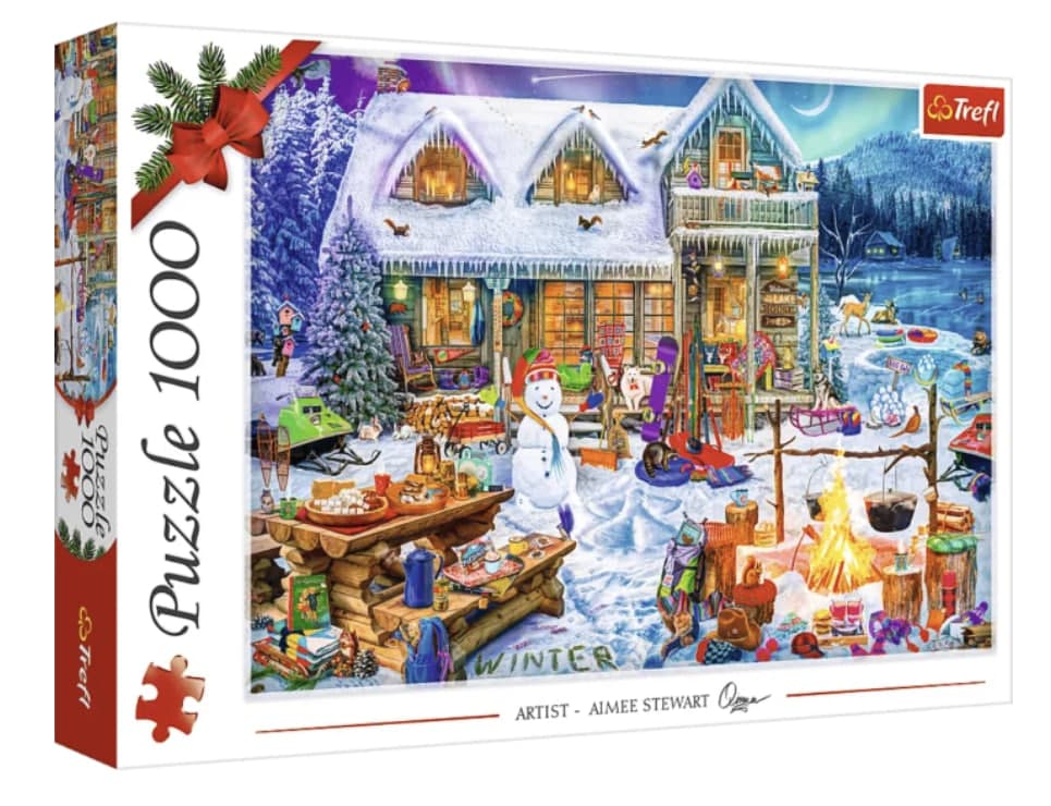 Пазли Trefl 1000ел. Xmas Зимовий час №10948 — купити | Канцелярський Сад