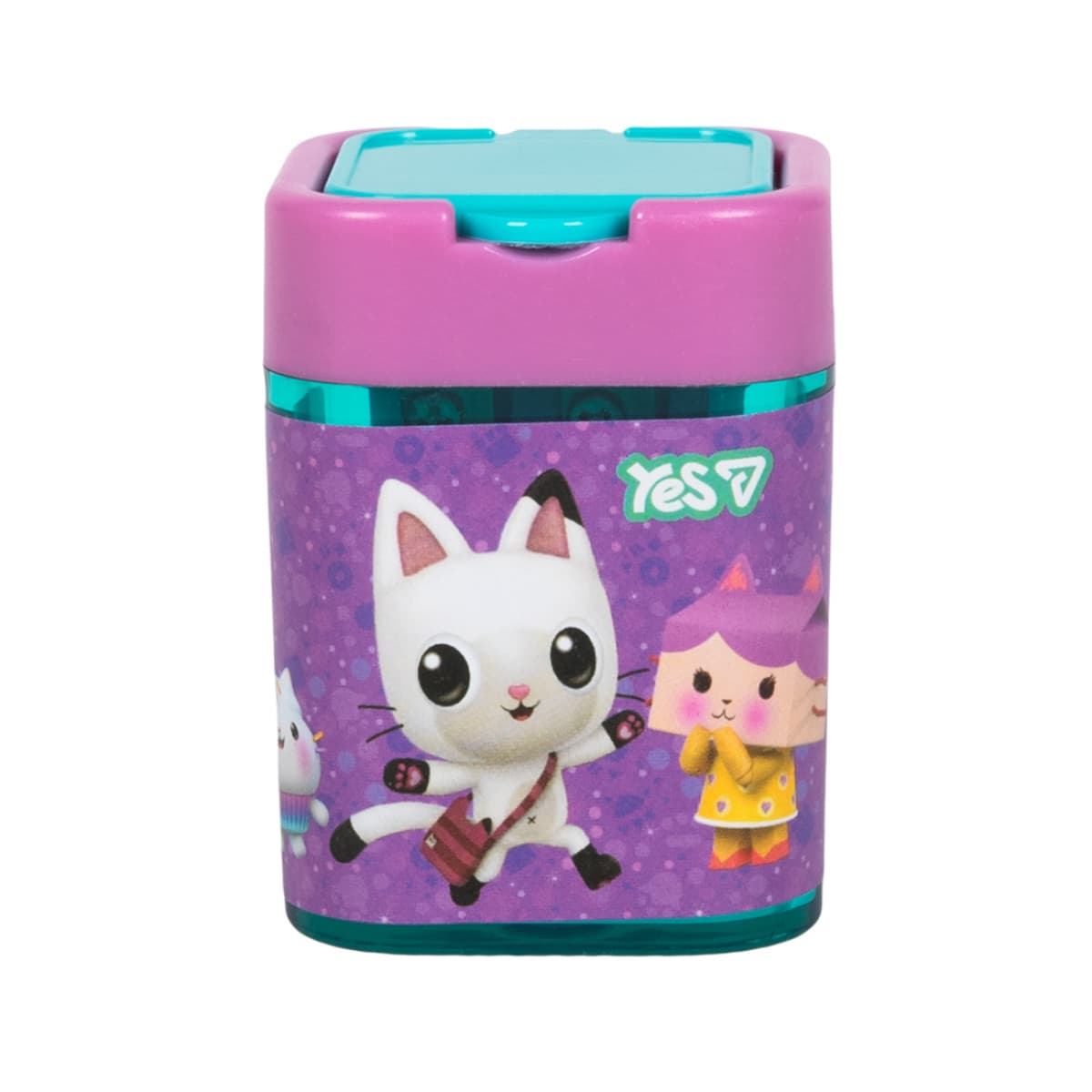 Точилка "Yes" №620603 Gabby Dollhouse подвійна з кришкою — купити | Канцелярський Сад