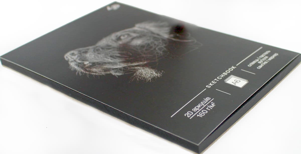 Скетчбук 20арк. А6 б/лін. "Animals sketchbook" four №31714/Profiplan — фото 10