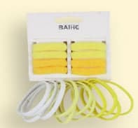 Набір резинок "Yellow collection" (8шт) 3см, (12шт) 14см №BH26318/Colibrik — купити | Канцелярський Сад