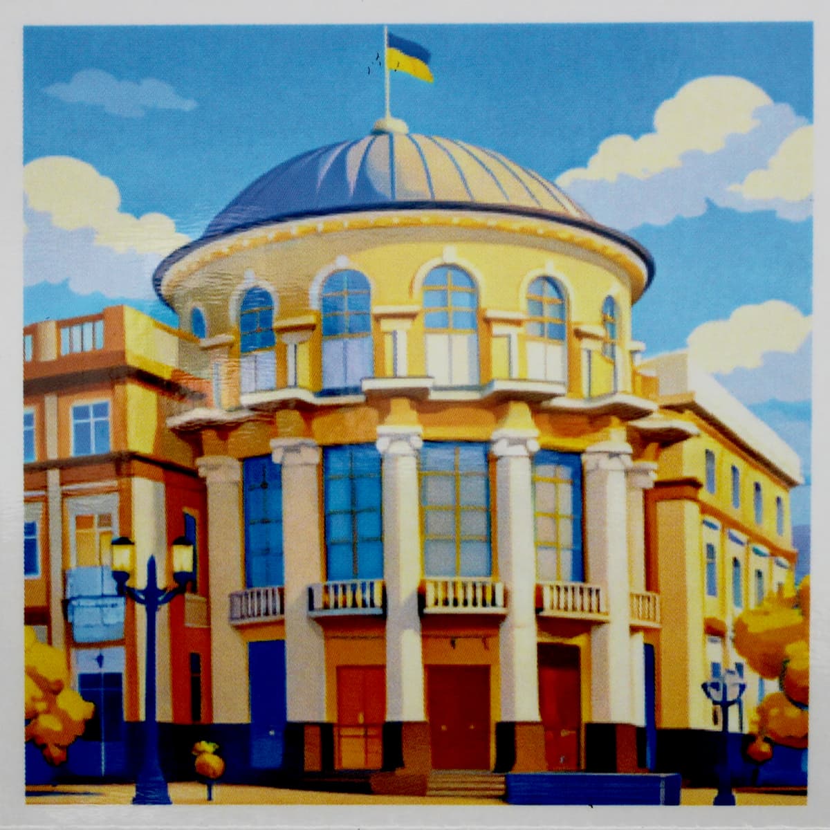 Магніт 7х7 №12 "Обласна Рада"/НСВ — купити | Канцелярський Сад