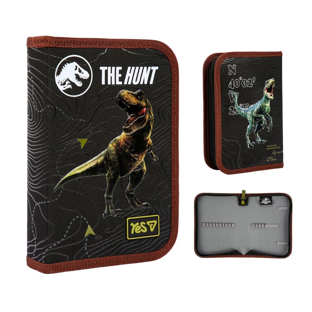 Пенал "Yes" Jurassic World. Dino тв.,одинар.,без клап. №HP-02/533726/Р-26 — купити | Канцелярський Сад
