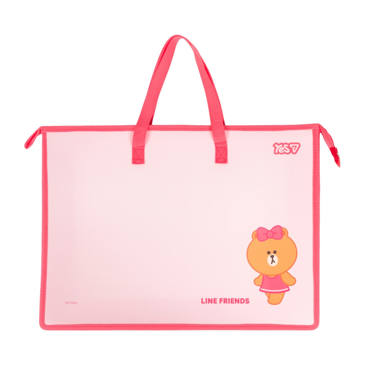 Папка-портфель "Yes" №492469 А3 Line Friends з ручками — купити | Канцелярський Сад