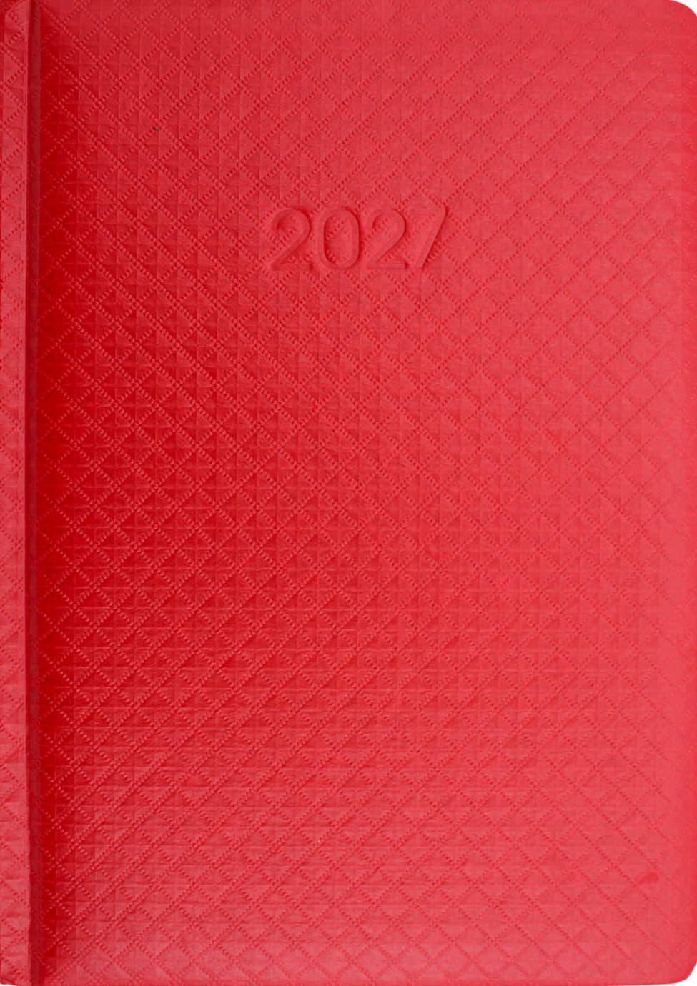 Щоден. А5 "Economix" дат2027 Клітинка червоний №E21609-03 — купити | Канцелярський Сад