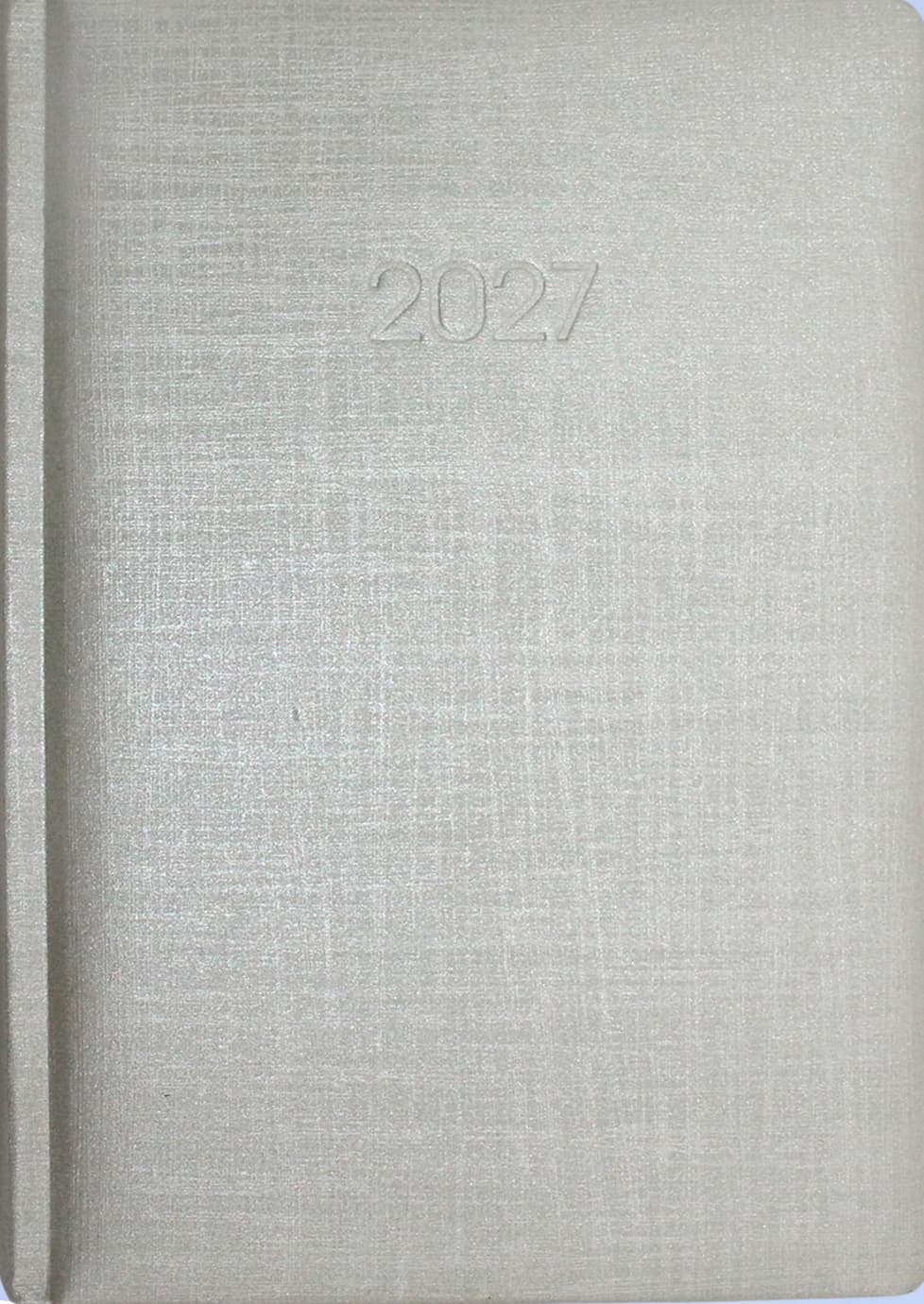 Щоден. А5 "Economix" дат2027 Текстиль срібло №E21634-16 — фото 3