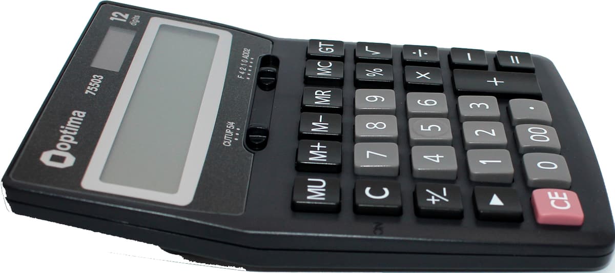 Калькулятор "Optima" №O75503 (12-розряд.) 170х122х32мм — фото 6