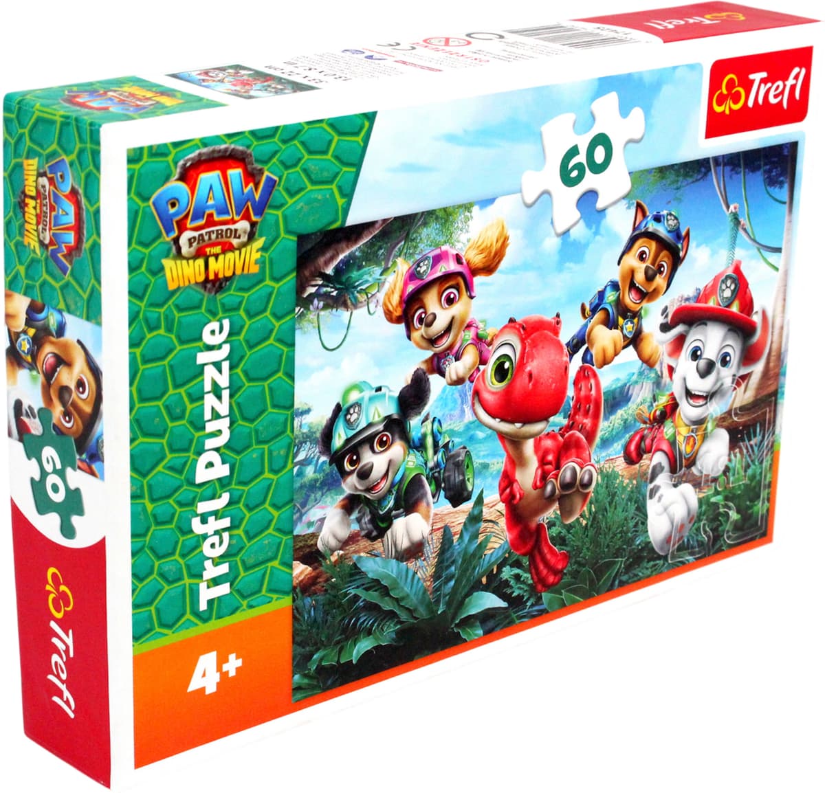 Пазли Trefl 60ел. PAW PATROL Порятунок Діно. THE DINO MOVIE №17425 — фото 3