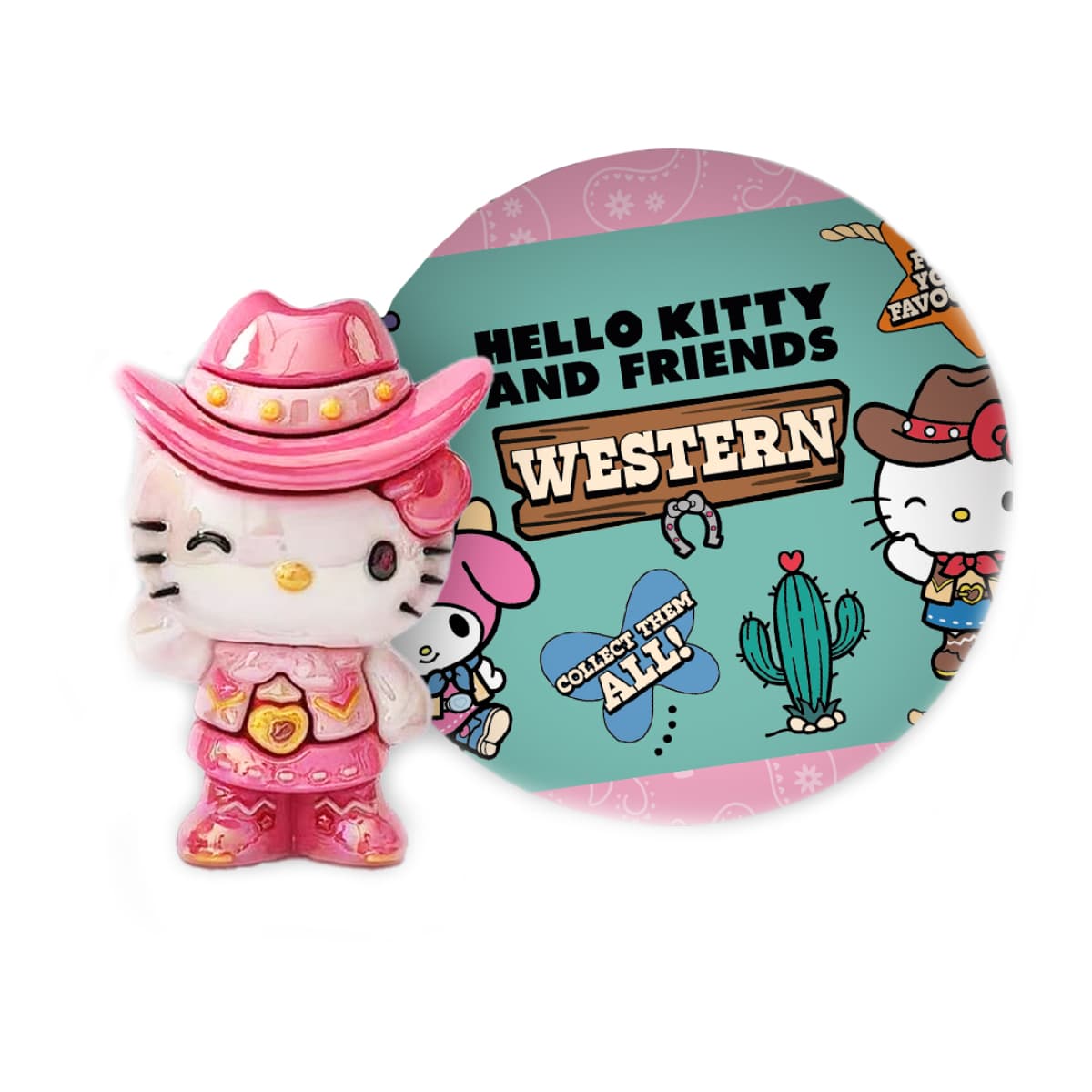 Фігурка-сюрприз Cool Things –серії "Hello Kitty" - ЗІРКИ ВЕСТЕРНУ №HK057/Кідді Світ — купити | Канцелярський Сад