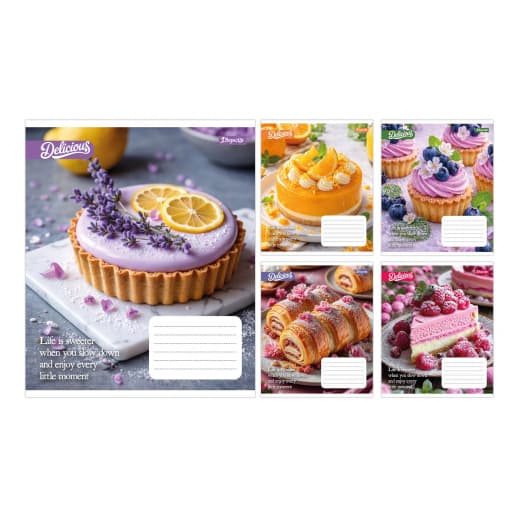 Зошит 24арк. лін. 1В Cake №769141 — фото товару | Канцелярський Сад