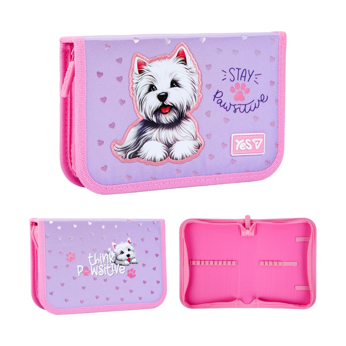 Пенал "Yes" Pawesome тв.,одинар.,без клап. №HP-02/533723/Р-26 — купити | Канцелярський Сад