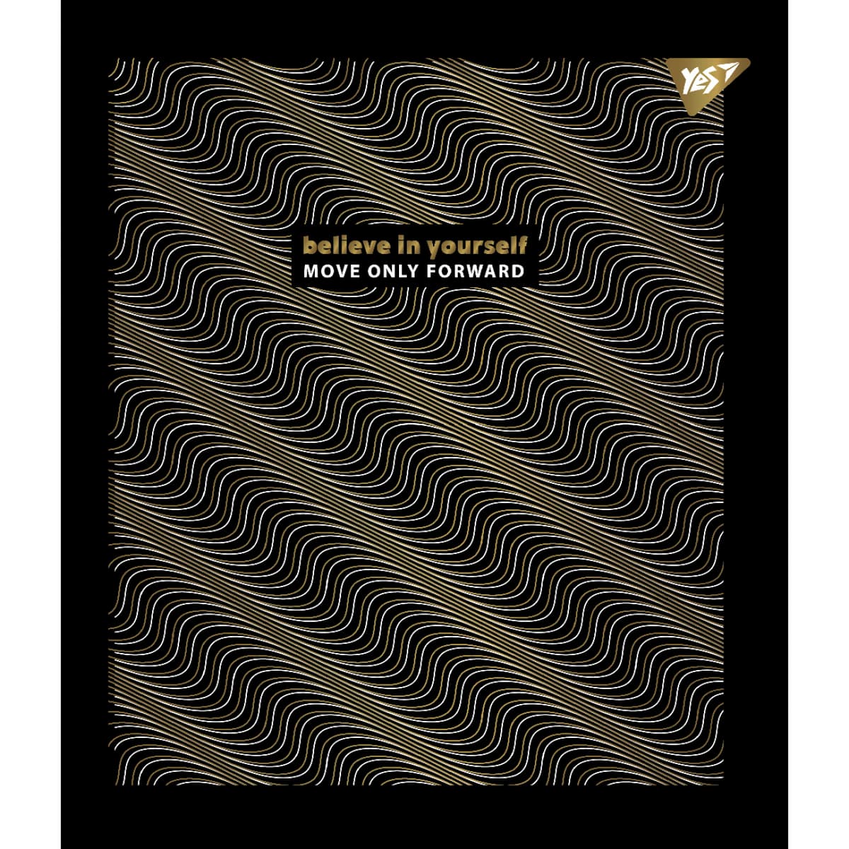 Зошит А5 YES 96арк. лін. мат. ВДЛ+ УФ-виб+Pantone Gold "Good vibes" №766911 — фото 6