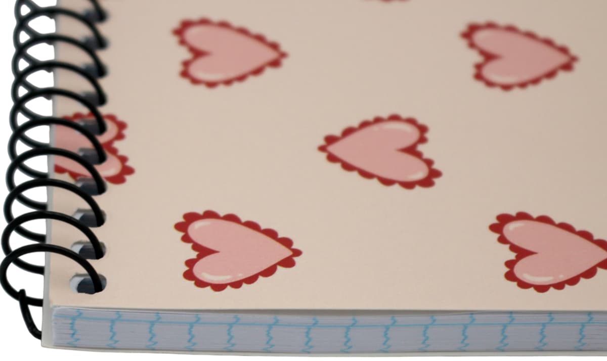 Блокнот пруж. А6 80арк. кліт. карт. обкл. ВД-лак Heart Knit №152499/Yes — фото 11
