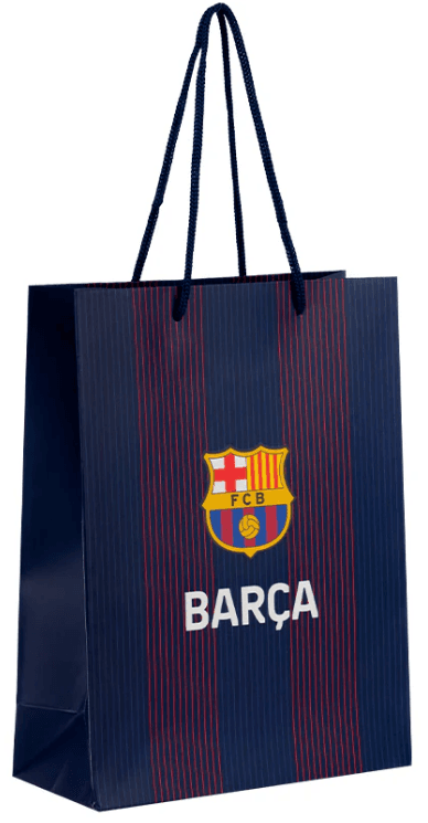 Пакет подарунковий папер. 26х32см FC Barcelona №BC26-266/Kite — купити | Канцелярський Сад