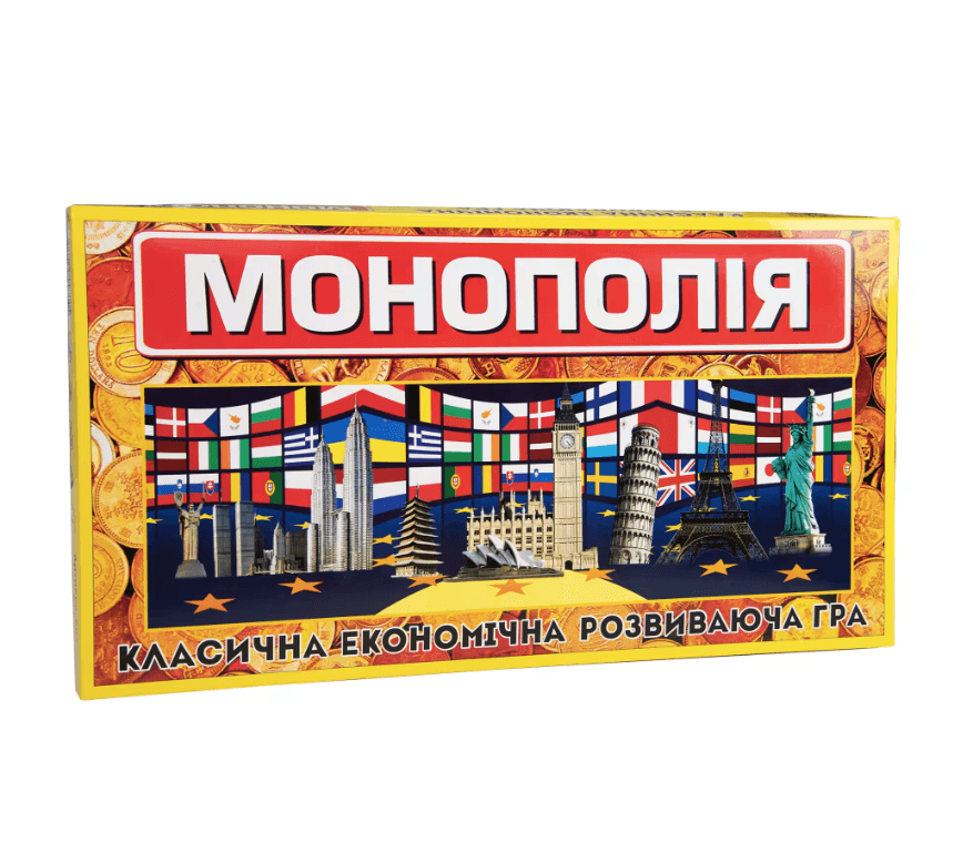 Гра наст. "Монополія" вел.,укр. 50х27х4см №693/Strateg — купити | Канцелярський Сад