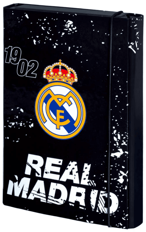 Папка для зош. В5 "Kite" №RL26-210 FC Real Madrid на рез. картон — купити | Канцелярський Сад
