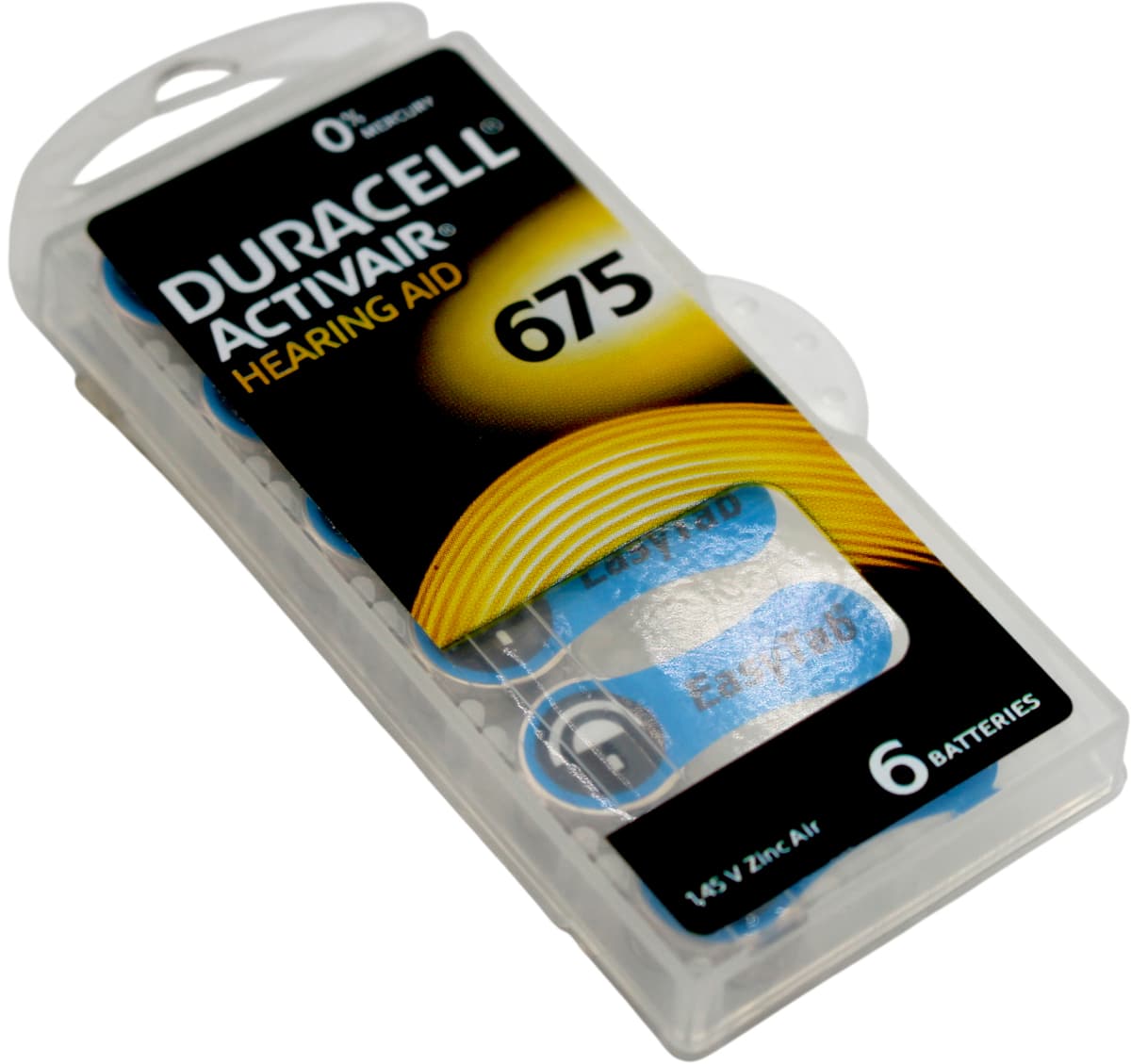 Батарейка Duracell Zinc Air HA675 6bl — фото 7
