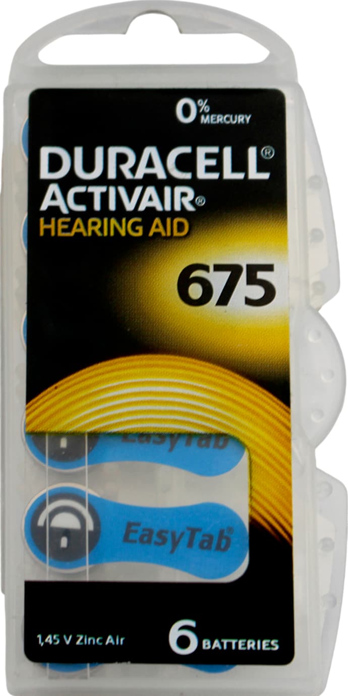 Батарейка Duracell Zinc Air HA675 6bl — купити | Канцелярський Сад
