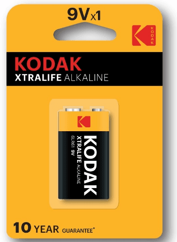 Батарейка Kodak Алкалайн 6LR61/1bl крона Xtra Life — фото товару | Канцелярський Сад