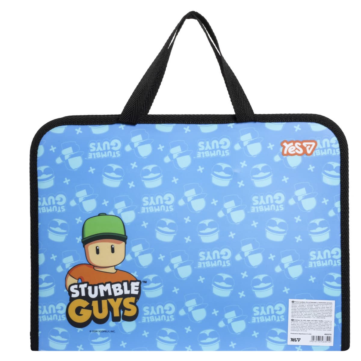 Папка-портфель "Yes" FC №492375 А4 "Stumble Guys" на блиск.,з ручками — фото 9