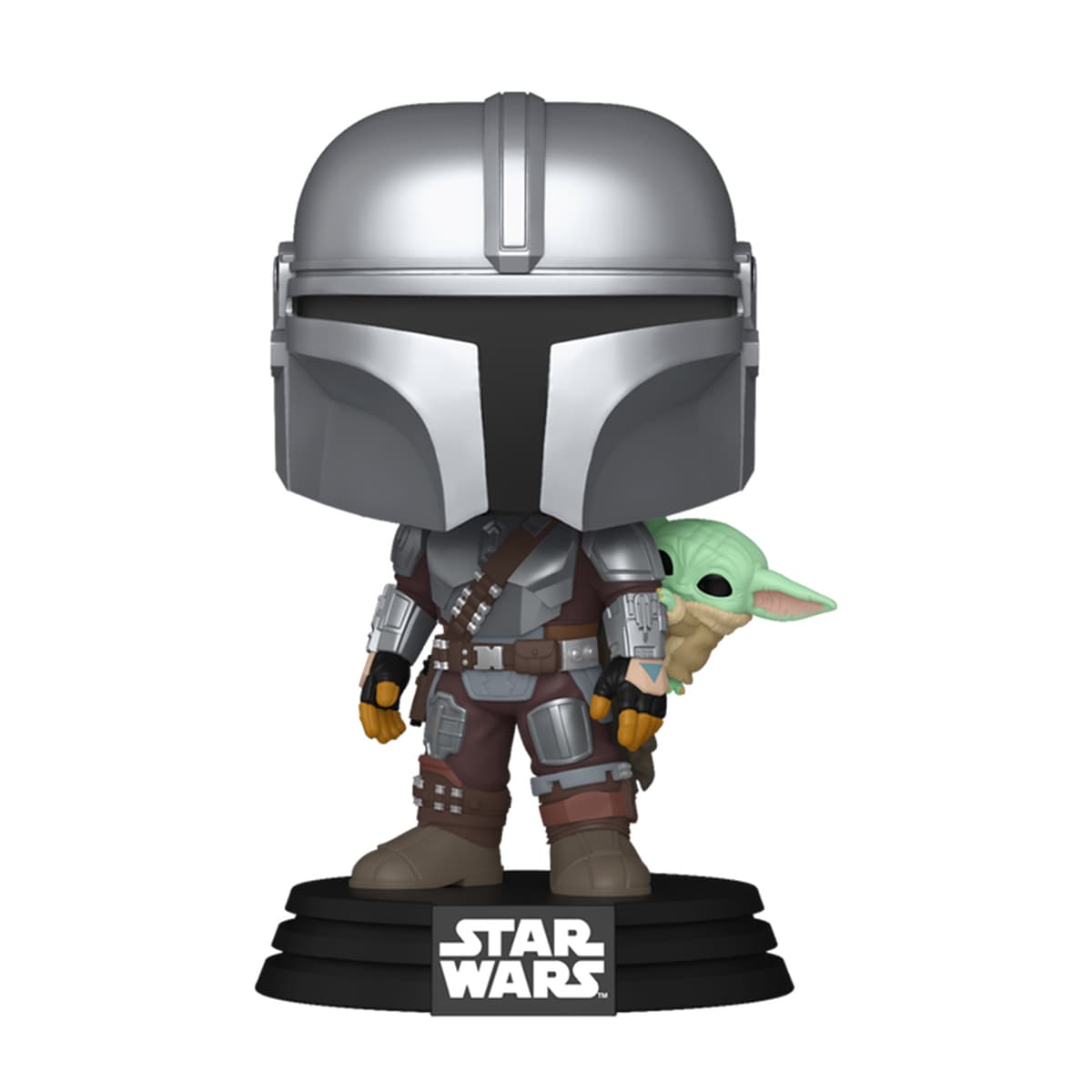 Фігурка FUNKO POP! cерії "Мандалорець" - МАНДАЛОРЕЦЬ З ҐРОҐУ НА СПИНІ №90443/Кідді Світ — фото 4