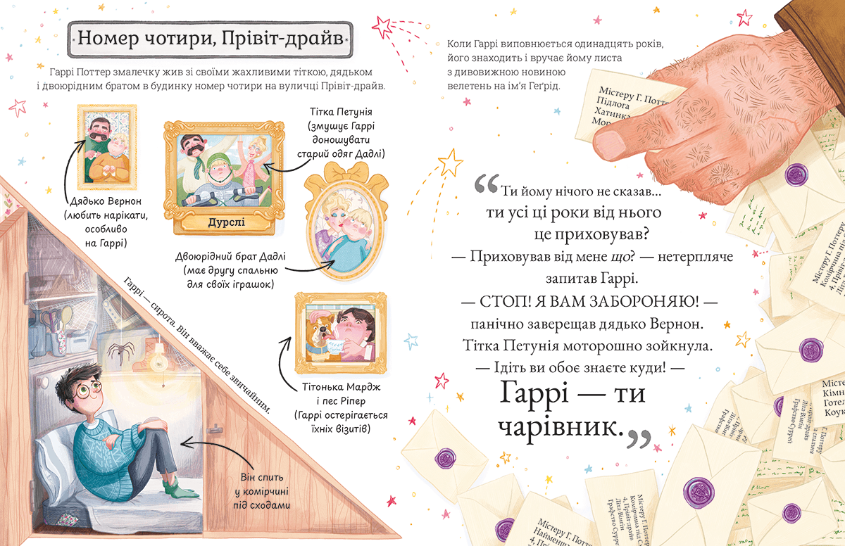 Книжка А5 "МініПоттери. ГАРРІ ПОТТЕР. Путівники історіями " Дж.Ролінг/А-ба-ба-га-ла-ма-га — фото 5