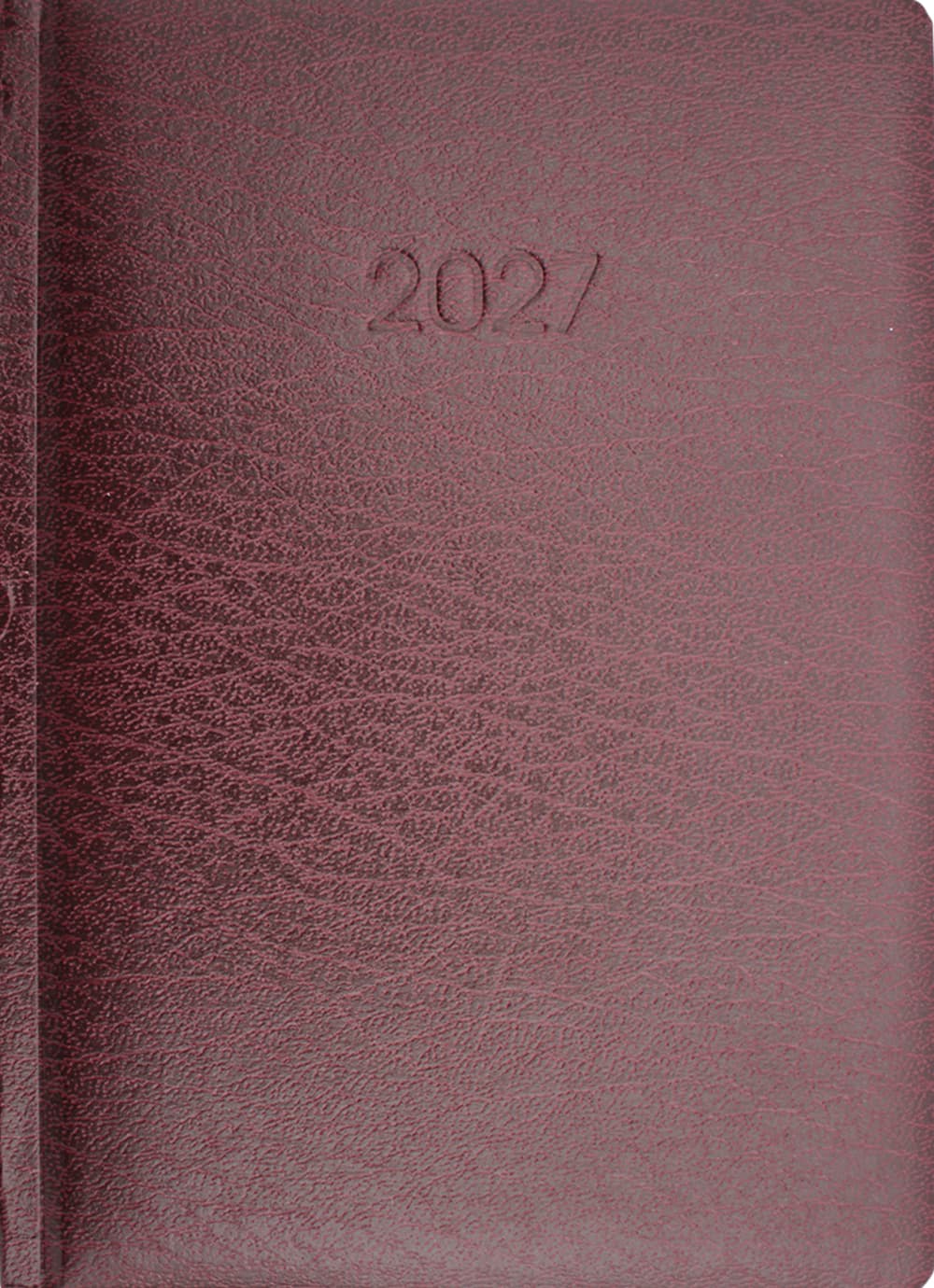 Щоден. А5 "Economix" дат2027 Стиль бордо №E21636-18 — купити | Канцелярський Сад