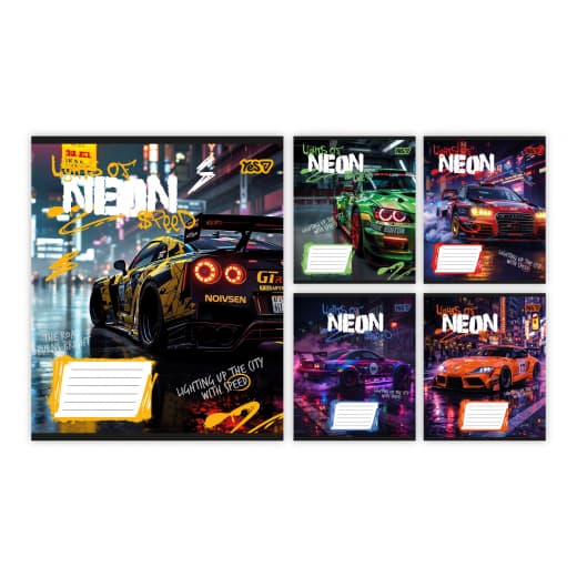 Зошит 24арк. лін. YES Neon №768813 — купити | Канцелярський Сад
