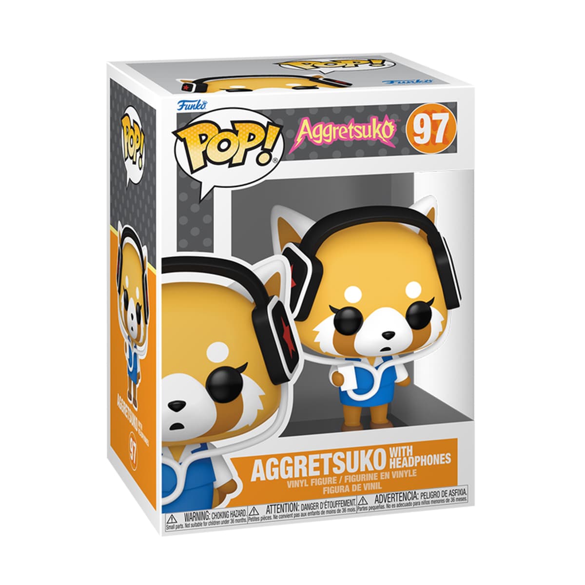Фігурка FUNKO POP! cерії "Sanrio" - Агресивна Рецуко в навушниках №80392/Кідді Світ — купити | Канцелярський Сад