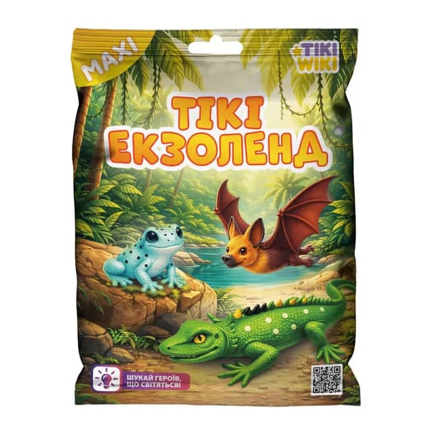 Стретч-іграшка "Tiki Wiki Max" серії "Maxi" — Тікі Екзоленд (у диспл.) №SQ144/КіддіСвіт — купити | Канцелярський Сад