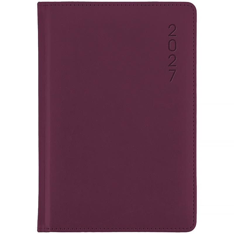 Щоден. А5 "Axent" дат2027 Classic Palermo, слп/т сливовий №8843-27-6-A — купити | Канцелярський Сад