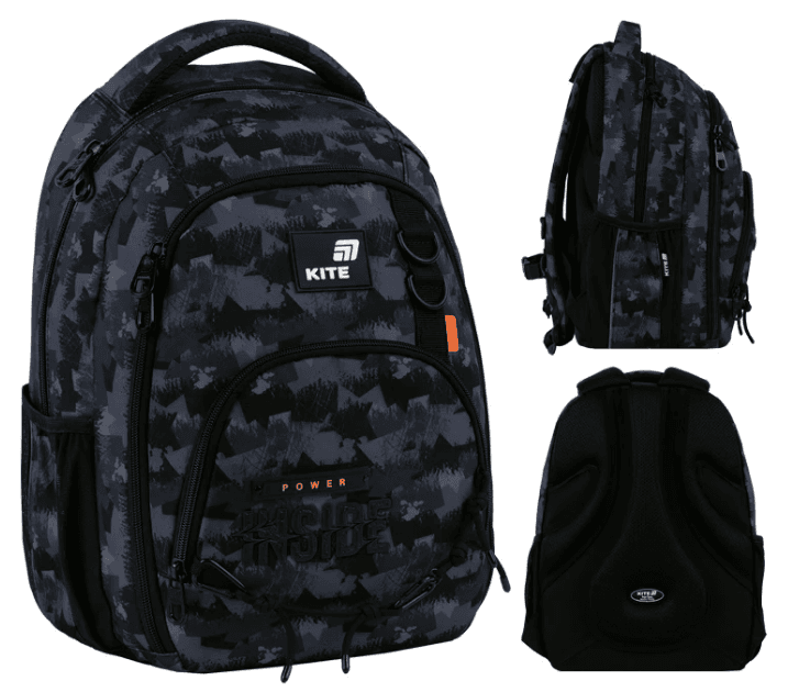 Рюкзак "Kite" Education teens Power Inside 2від.,3карм. №K26-905M-4 — купити | Канцелярський Сад
