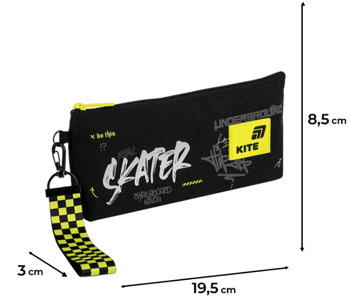 Пенал "Kite" 1від.,м'який №K26-680-5 — фото 3