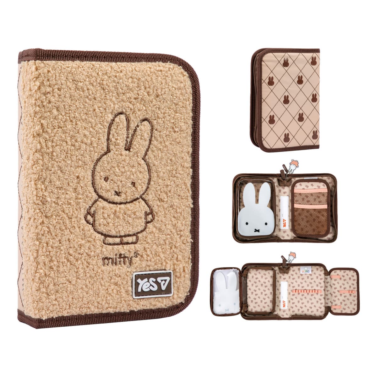 Пенал "Yes" Miffy Bunny тв.,одинар.,1клап.,б/н №HP-04-N/533750/Р-26 — купити | Канцелярський Сад