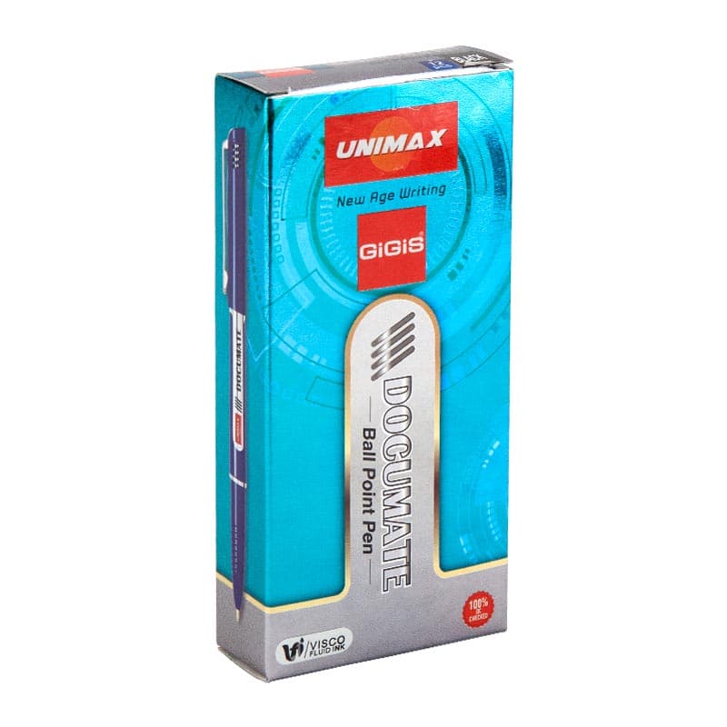 Ручка кульк. "Unimax" №UX-120-01 Documate 0,7мм чорна — фото 7