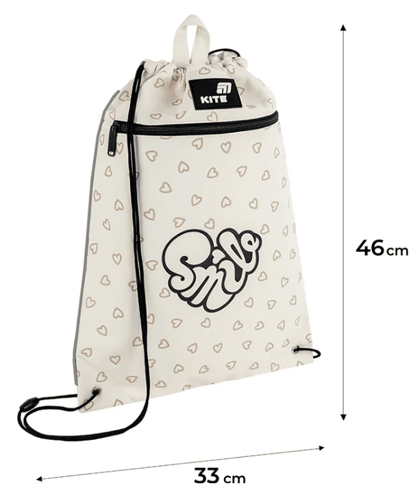 Сумка для взуття "Kite" Shimmer&Smile 1від.1карм. №K26-601M-31 — фото 11